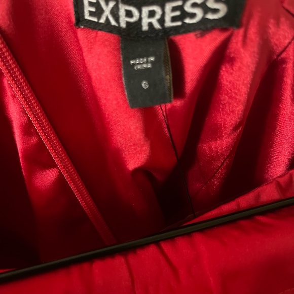 EXPRESS Mini Satin Cocktail Dress - Picture 4 of 4